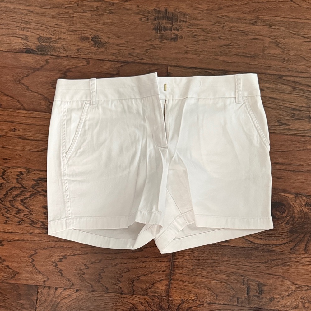 J. Crew Women's Classic White 5” Bermudas